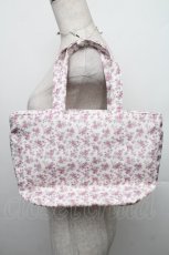 画像2: Maison de FLEUR / 撥水加工フラワープリントトートバッグS  白 S-25-12-21-017-LO-BG-AS-ZTK042 (2)
