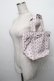 画像3: Maison de FLEUR / 撥水加工フラワープリントトートバッグS  白 S-25-12-21-017-LO-BG-AS-ZS (3)