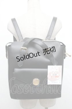 画像1: m petit by misako / AMリュック  黒 S-25-12-21-023-LO-BG-AS-ZS