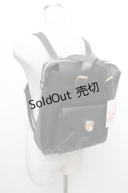 画像3: m petit by misako / AMリュック  黒 S-25-12-21-023-LO-BG-AS-ZS