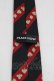 画像2: PEACE NOW / トランプネクタイ  黒ｘ赤 S-25-12-21-004-PU-ZA-HR-ZS (2)