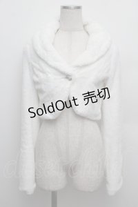 LIZ LISA / ファーボレロ  白 S-25-12-23-001-LO-TO-HR-ZS