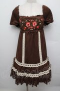 LIZ LISA / お花刺繍チュニック  ブラウン S-25-12-23-027-LO-OP-HR-ZS