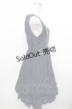 画像3: axes femme / コットン刺繍ワンピース  紺 S-25-12-23-030-AX-OP-HR-ZS