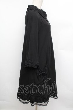 画像2: axes femme / 2wayタートルカットソーワンピ  黒 S-25-12-23-033-AX-OP-HR-ZS