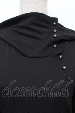 画像4: axes femme / 2wayタートルカットソーワンピ  黒 S-25-12-23-033-AX-OP-HR-ZS