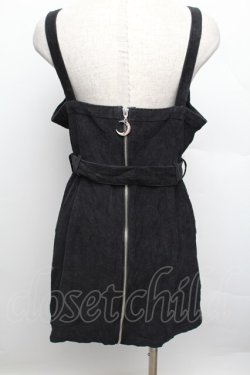 画像2: Restyle / コーデュロイサロペットワンピース  黒 S-25-12-23-035-GO-OP-AS-ZS