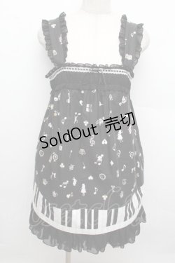 画像1: PEACE NOW / アリスptチュニック  黒 S-25-12-23-037-PU-OP-HR-ZS