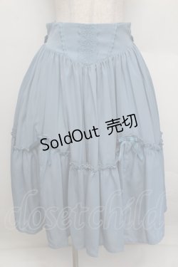 画像1: axes femme Kawaii / ヴィンテージシフォンスカート  ブルー S-25-12-23-039-AX-SK-AS-ZS