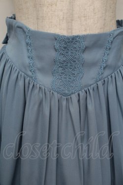 画像4: axes femme kawaii / ヴィンテージシフォンスカート  ブルー S-25-12-23-039-AX-SK-AS-ZS