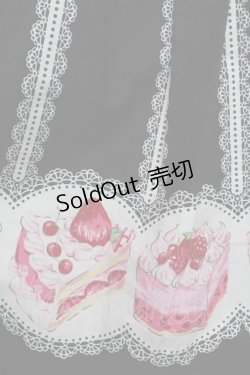 画像3: Emily Temple cute / ケーキプリントスカート  黒 S-25-12-23-043-ET-SK-AS-ZS