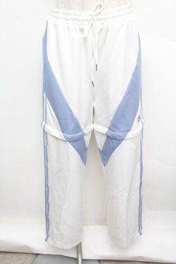 画像1: REFLEM / 2WAY切替ジャージパンツ  白ｘサックス S-25-12-23-045-PU-PA-HR-ZS