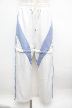 画像2: REFLEM / 2WAY切替ジャージパンツ  白ｘサックス S-25-12-23-045-PU-PA-HR-ZS