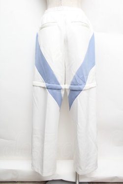 画像4: REFLEM / 2WAY切替ジャージパンツ  白ｘサックス S-25-12-23-045-PU-PA-HR-ZS