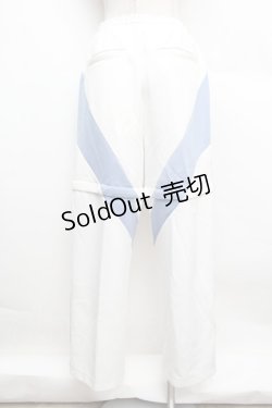 画像4: REFLEM / 2WAY切替ジャージパンツ  白ｘサックス S-25-12-23-045-PU-PA-HR-ZS