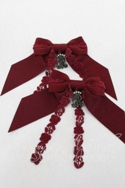 画像2: ALICE and the PIRATES / A/Pゆらゆらリボンコーム  エンジ S-25-12-23-053-PA-AC-HR-ZS