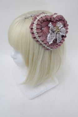 画像1: Hoshibako Works / カクテルハット「ハートギフト」  ピンク S-25-12-23-057-LO-AC-HR-ZS