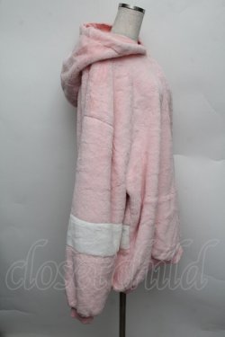 画像3: Amilige / クロスラインファージャケット  ピンクｘ白 S-25-12-23-006-PU-CO-HR-ZS