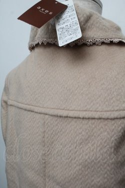 画像3: axes femme / レースショートコート  ベージュ S-25-12-23-009-AX-JA-HR-ZS