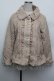 画像1: axes femme / レースショートコート  ベージュ S-25-12-23-010-AX-JA-HR-ZS (1)