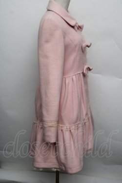 画像2: LIZ LISA / 3つリボンコート  ピンク S-25-12-23-011-LO-BL-HR-ZS