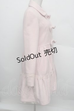画像2: LIZ LISA / 3つリボンコート  ピンク S-25-12-23-011-LO-BL-HR-ZS