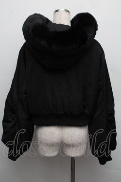 画像3: EATME / フェイクファーブルゾン  黒 S-25-12-23-014-LO-JA-HR-ZS