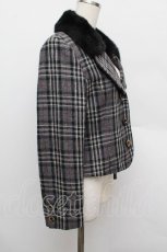 画像2: Jane Marple / ウールチェックジャケット  グレー S-25-12-23-015-JM-JA-AS-ZTC072 (2)