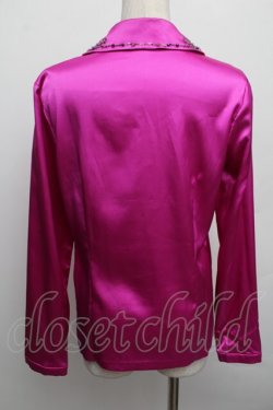 画像3: Jane Marple Dans Le Salon / サテンシャツ  ピンク S-25-12-23-016-JM-PA-AS-ZS