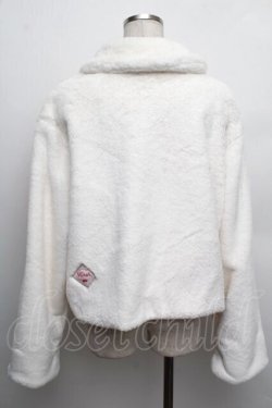 画像2: LOLITA / さくらんぼファーブルゾン  白 S-25-12-23-002-LO-JA-HR-ZS