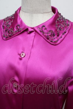 画像4: Jane Marple Dans Le Salon / サテンシャツ  ピンク S-25-12-23-016-JM-PA-AS-ZS