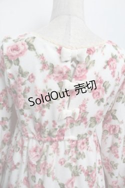 画像3: LIZ LISA / ローズ柄チュニック  白ｘピンク S-25-12-23-017-LO-TO-HR-ZS