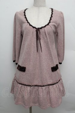 画像1: axes femme / ニットチュニック  アワピンク S-25-12-23-018-AX-TO-HR-ZS