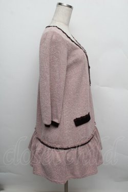 画像2: axes femme / ニットチュニック  アワピンク S-25-12-23-018-AX-TO-HR-ZS