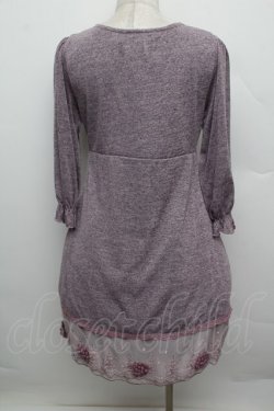 画像3: axes femme / 裾チュールチュニック  ラベンダー S-25-12-23-020-AX-TO-HR-ZS