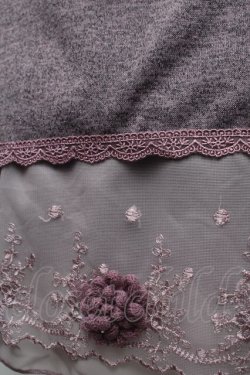 画像4: axes femme / 裾チュールチュニック  ラベンダー S-25-12-23-020-AX-TO-HR-ZS