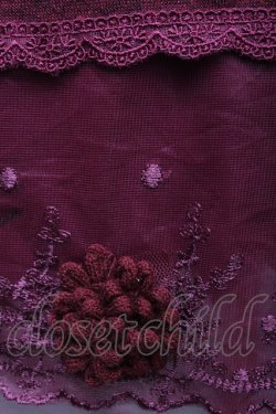 画像4: axes femme / 裾チュールチュニック  赤 S-25-12-23-021-AX-TO-HR-ZS