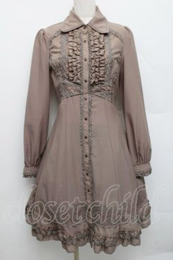 画像1: Ozz oneste / シャツワンピース  カーキ S-25-12-23-025-OO-JA-AS-ZS