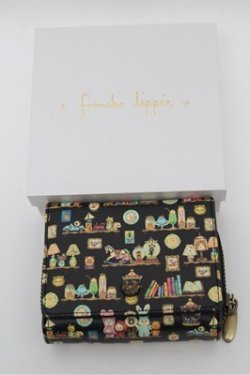 画像4: Franche Lippee / Hobbyroom三つ折り財布  黒 S-25-12-24-003-LO-PA-HR-ZS