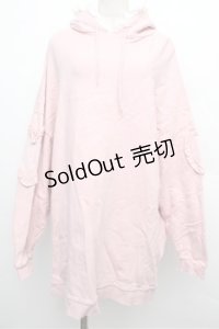 Candy Stripper / ハートパーカー  ピンク S-25-12-24-037-PU-TO-AS-ZS