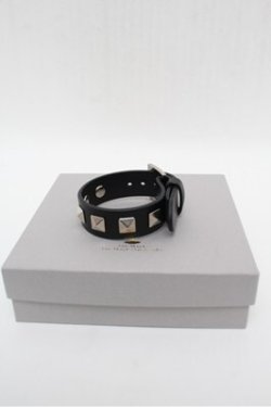 画像3: Jane Marple / スタッズレザーブレスレット  黒 S-25-12-24-004-JM-AC-HR-ZS