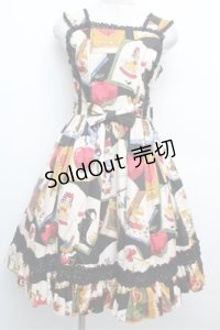 Innocent World / ドワーフストーリージャンパースカート  黒 S-25-12-24-050-IW-OP-AS-ZS