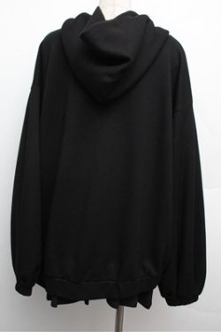 画像2: Bubbles / ルーズパーカープリーツセットアップ  黒 S-25-12-24-051-CA-OP-AS-ZS