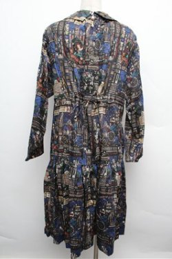 画像2: Jane Marple / Grimm stained glassピューリタンドレス  黒 S-25-12-24-054-JM-OP-HR-ZS