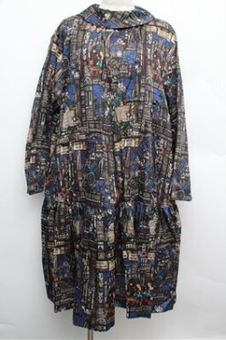 画像3: Jane Marple / Grimm stained glassピューリタンドレス  黒 S-25-12-24-054-JM-OP-HR-ZS