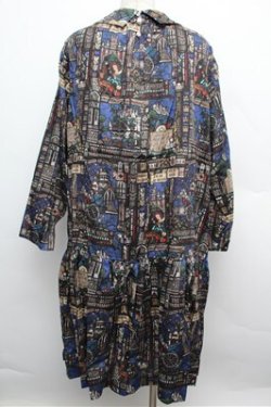 画像4: Jane Marple / Grimm stained glassピューリタンドレス  黒 S-25-12-24-054-JM-OP-HR-ZS