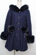 LIZ LISA / セーラー襟コート  紺 S-25-12-24-061-LO-CO-HR-ZS
