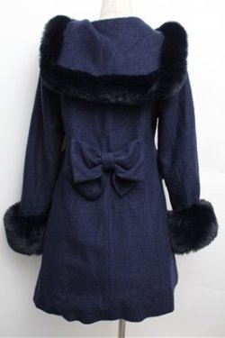 画像2: LIZ LISA / セーラー襟コート  紺 S-25-12-24-061-LO-CO-HR-ZS