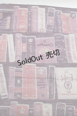 画像2: Jane Marple / Royal libraryダブルスカーフ  バーガンディー S-25-12-24-007-JM-ZA-HR-ZS