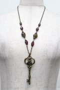 GOTH / 鍵モチーフネックレス   S-25-12-24-008-GO-TO-HR-ZS